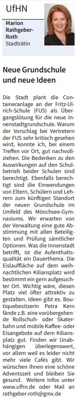 Neue Grundschule und neue Ideen