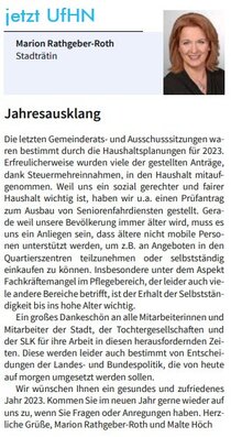 Jahresausklang